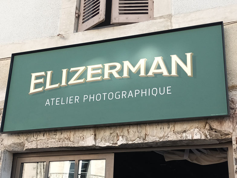 ardoise peinte à la main avec graphisme 3D